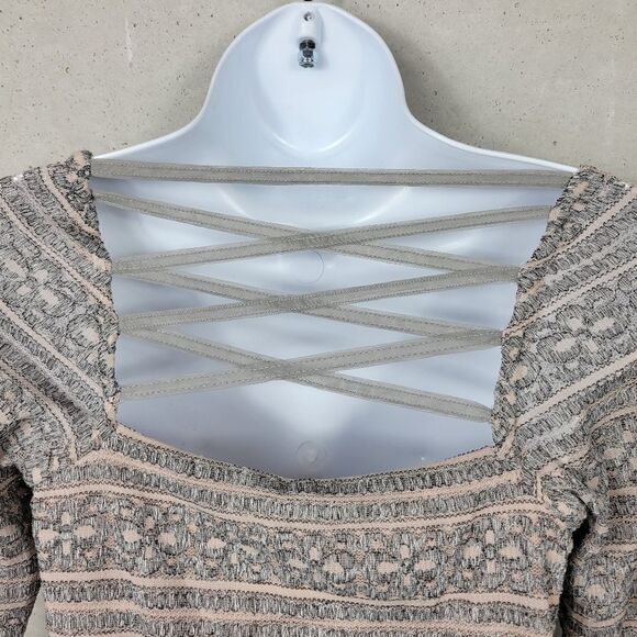 Free People Midi Dress. Pink/Gray S#023 - Picture 2 of 13